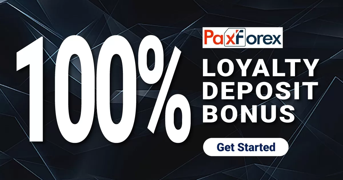 100% Loyalty Deposit Bonus from PaxForex