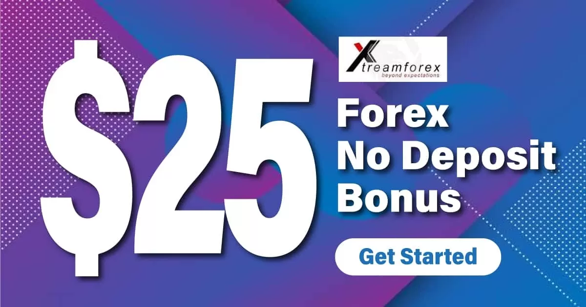 Get Free $25 Welcome No Deposit Trading Bonus on XtreamForex
