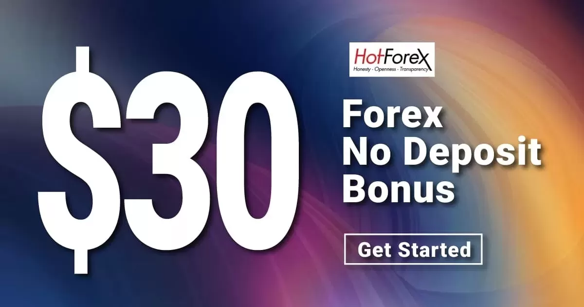 $30 Forex No Deposit Trading Bonus on HotForex