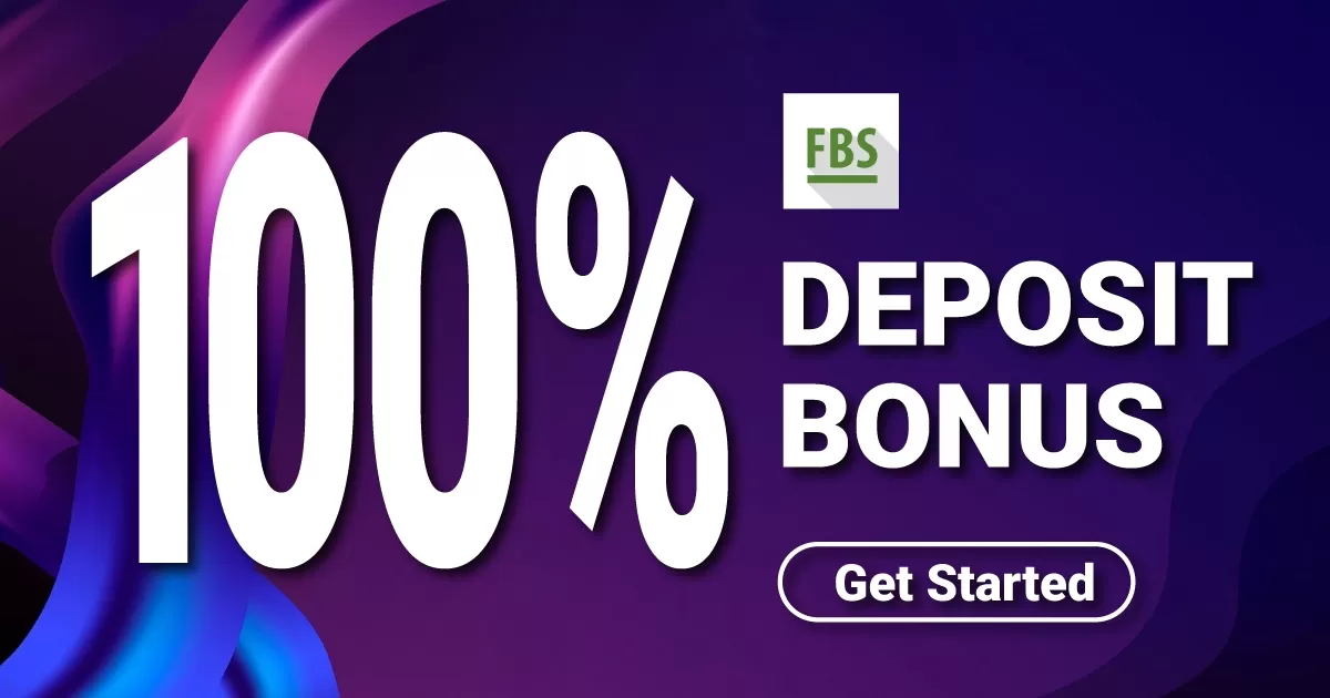 Get 100% Deposit bonus from FBS