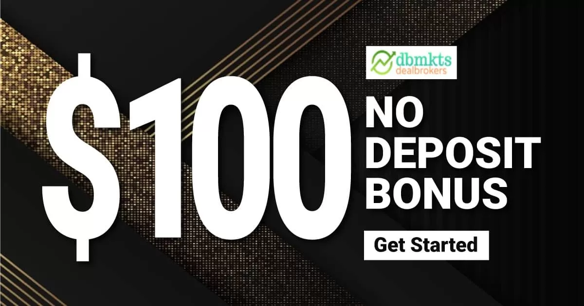 Get Free $100 Welcome No Deposit Bonus on DB Markets
