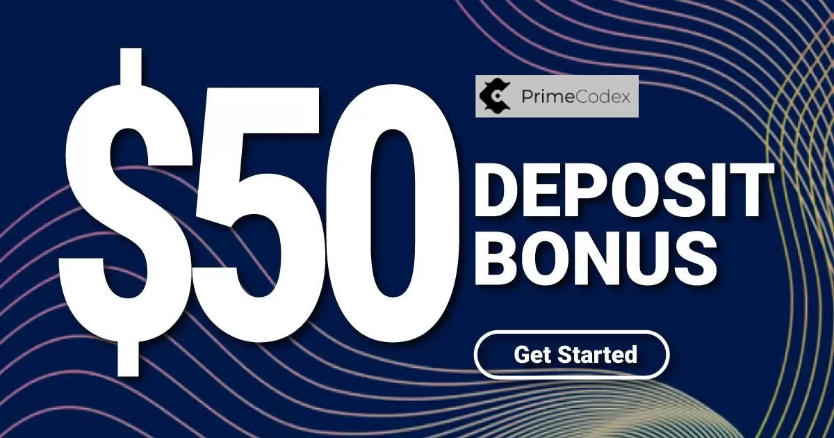 Amazing $50 Deposit Bonus on PrimeCodex