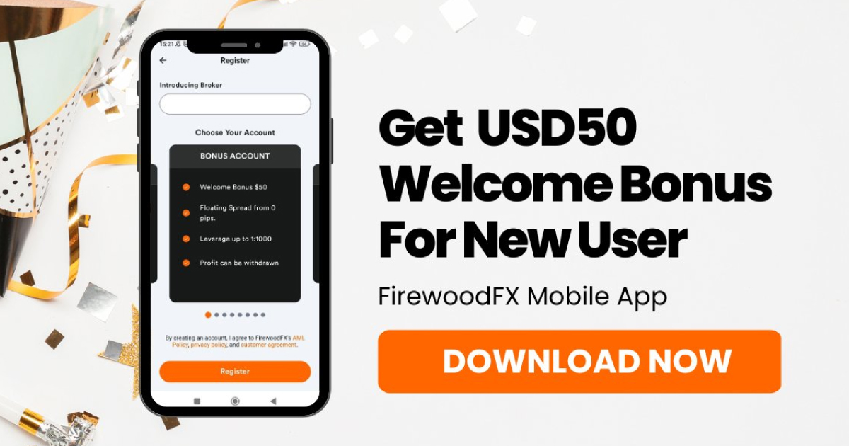 FirewoodFX $50 Forex No Deposit Welcome Bonus