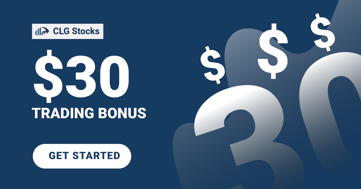 $30 No Deposit Bonus - CLG Stocks