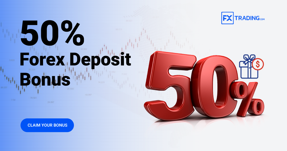 Forex 50% Trading Deposit Bonus from FXT