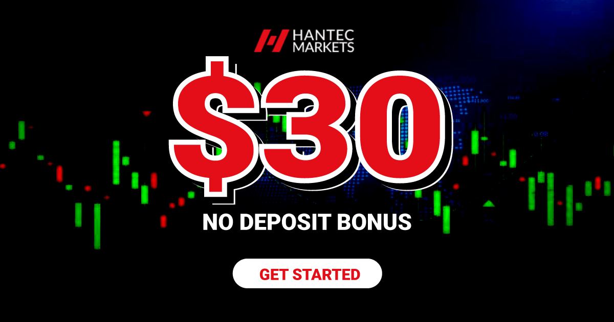$30 No Deposit Forex Bonus (NDB) by Hantec Markets
