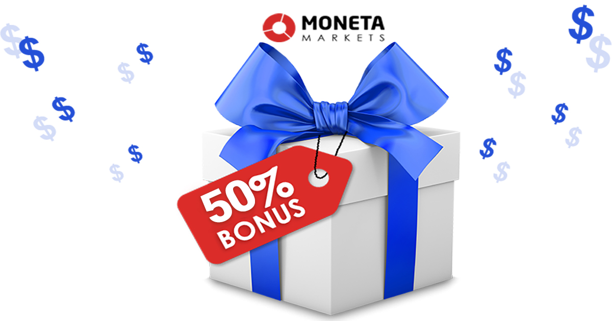 Moneta Markets 50% Forex Deposit Bonus up to $20000