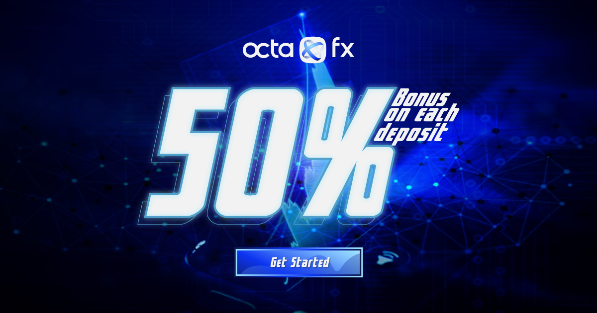50% Bonus on Every Deposit with OctaFX Trading Platform