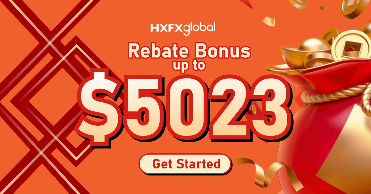 Up to $5023 Rebate Bonus by HXFX Global