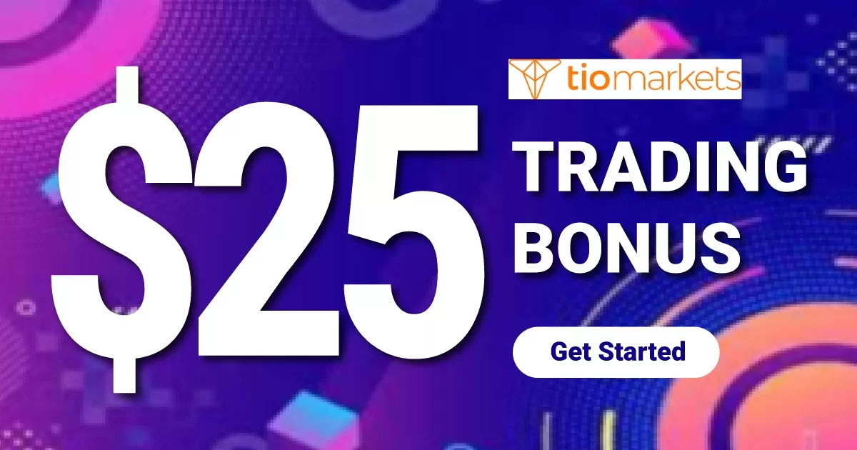 Get $25 USD trading bonus of TIOMarkets