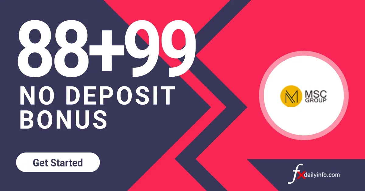 MSC 88+99 USD Forex No Deposit Bonus
