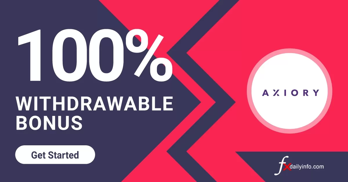 100% Withdrawable Deposit Bonus By Axior