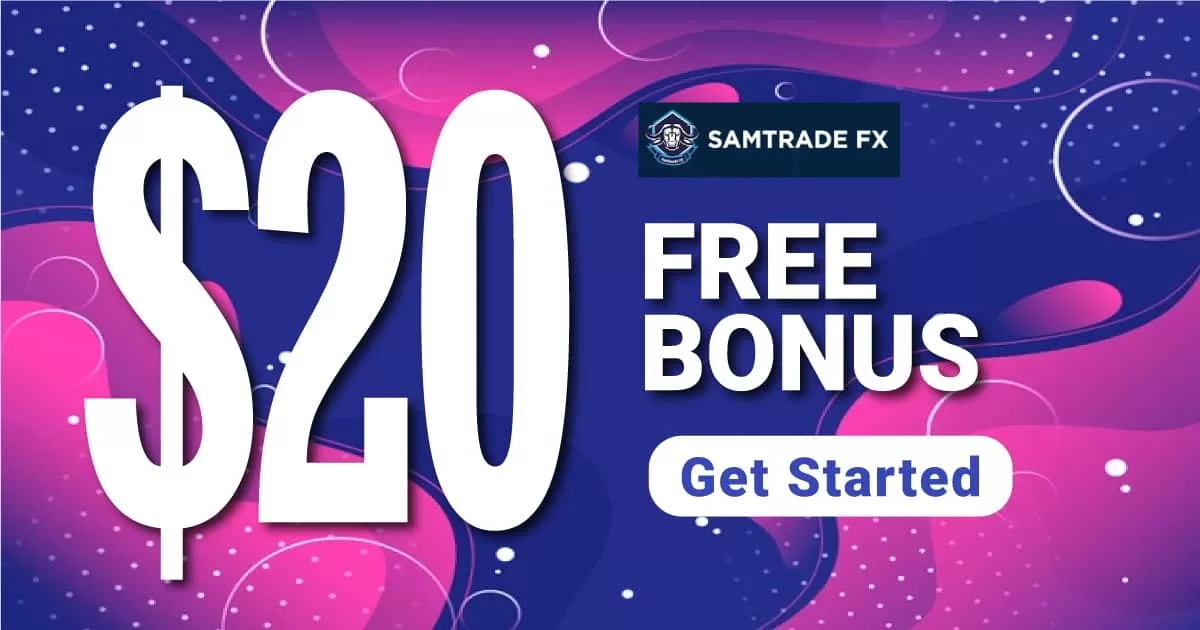 Get Free $20 Welcome Trading Bonus on Sa